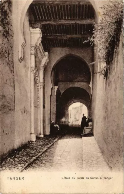 CPA AK TANGER - Entrée du palais du Sultan MAROC (669075)