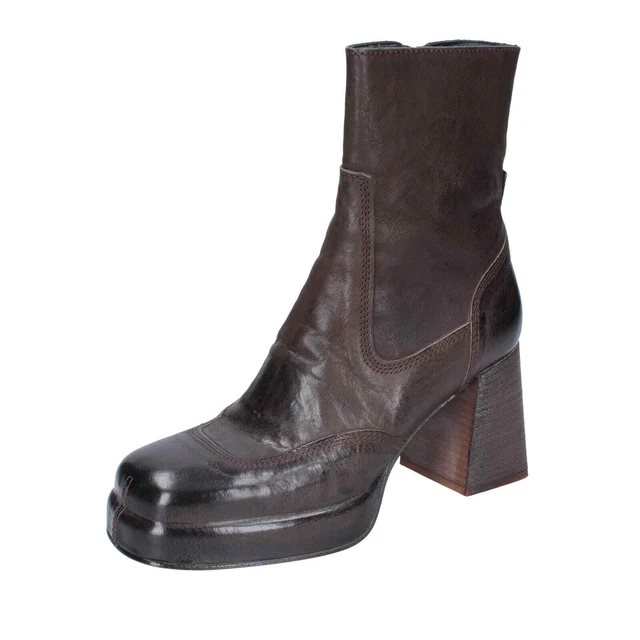Chaussures Femme MOMA 36 Ue Bottines Brun Cuir BD943-36