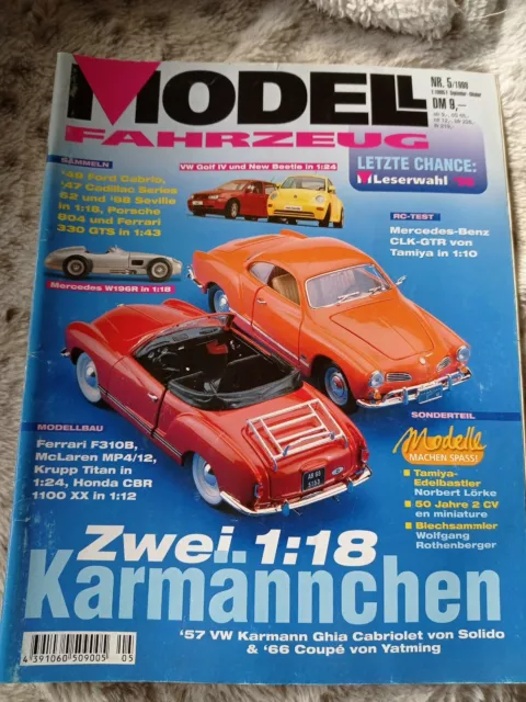 Modell Fahrzeug 5 / 1998 - 2 Karmännchen in 1:18