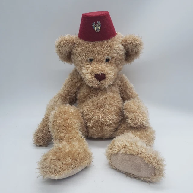 VINTAGE 2002 AL Malaikah Shriners Masonic Tuffy Potentate Teddy Bear