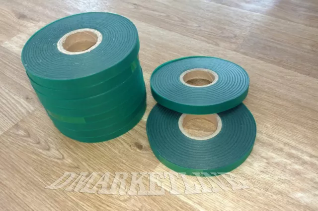 Plant Tie tape 10 Rolls - 4mil each 300 FEET x 1/2" Stretch Ribbon Garden Vinyl