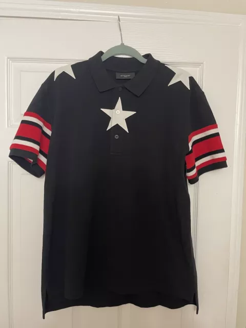 Givenchy Star Knit Polo, Black 3