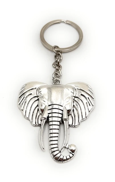 Broche éléphant Style Africain En Métal Argenté - Vintage, Seconde Main