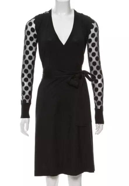 DVF Diane Von Furstenberg Linda Wrap Dress Size M