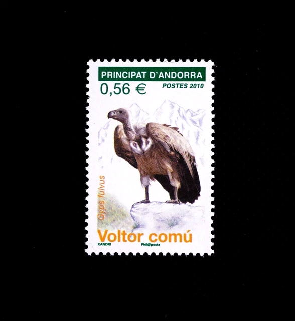 ANDORRA (FRENCH) - 2010 - Birds - Griffon Vulture  - MNH - SG F719
