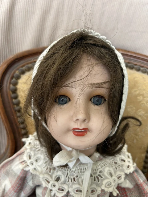 POUPÉE ANCIENNE SFBJ 301 EN COMPSITION MARCHEUSE/COUINEUSE - BEAUX HABITS 57 cm