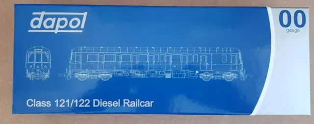 BNIB 4D-009-HAT03 DCC Ready Dapol 00 Gauge Railtrack Class 121/22 Loco Lot MS215