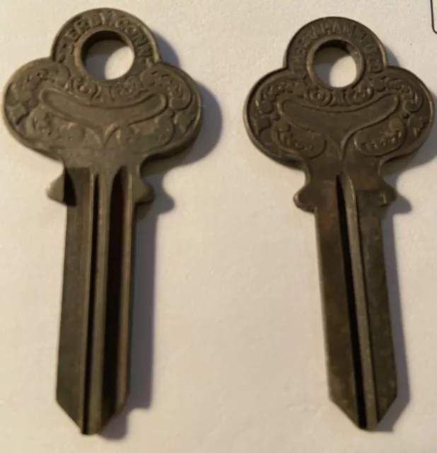 Set of 2 Vintage Uncut 5 pin Key Blank  Same as Sargent Original 265J