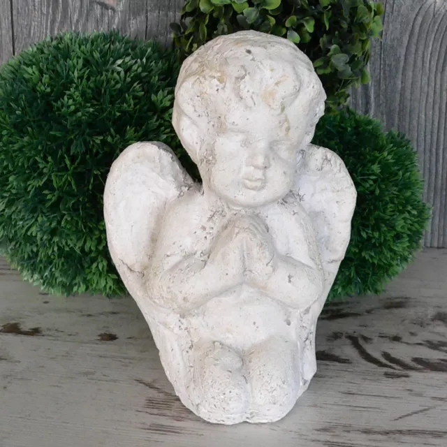 Grabschmuck Grabengel Keramik 18cm groß Engel kniend betend Trauerengel Grabdeko