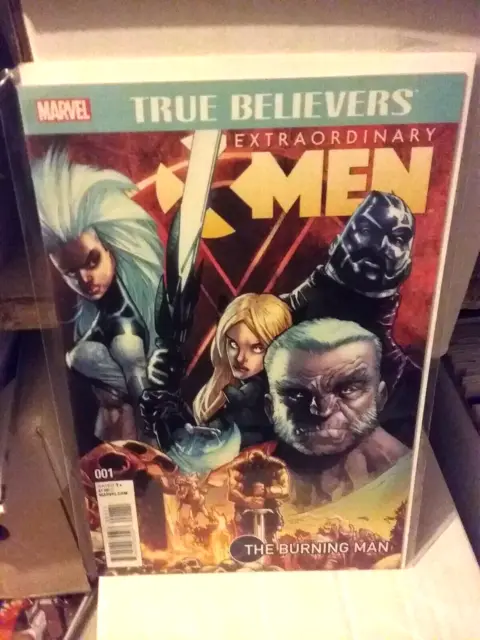 True Believers Extraordinary X-Men The Burning Man Issue 1 Marvel Comics 2016