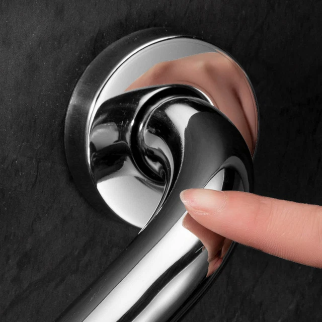 Barre D'appui En Acier Inoxydable Pour Douche Avec Silicone Antidérapant Pour