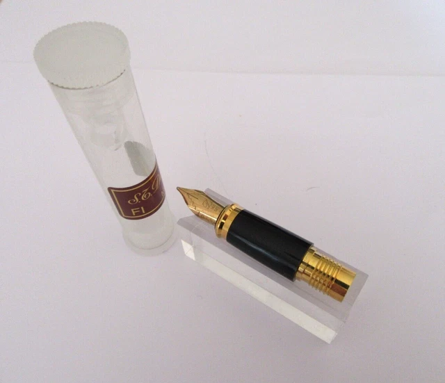 Bloc Plume En Or 14ct ST Dupont Pour Stylo Fidelio | Section Neuve P112 | Neuf Sans Emballage