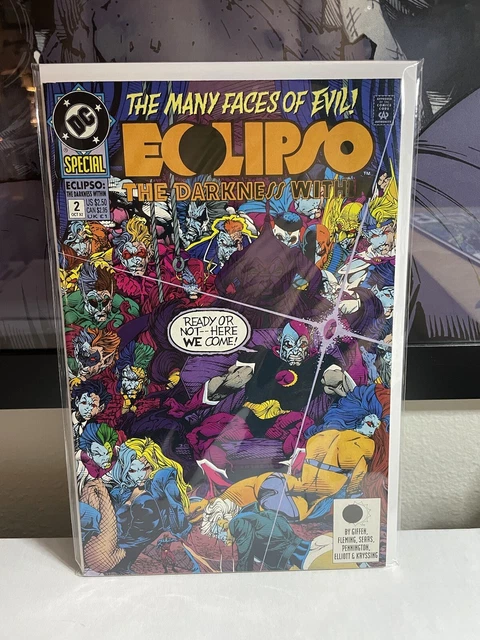 DC Comic Book Eclipso: The Darkness Within #2 - Bart Sears CGC Signing Soon