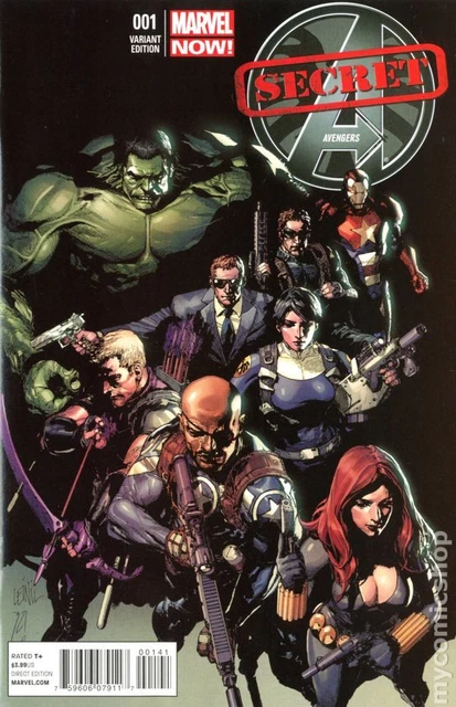 Secret Avengers 1D Yu 1:50 Variant NM 2013 Stock Image
