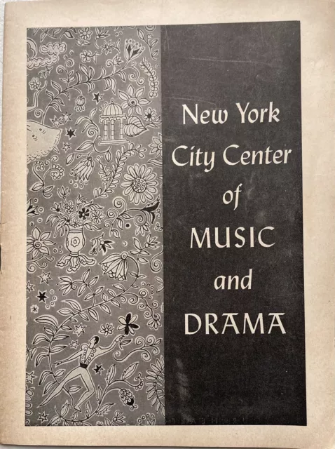 New York City Ballet Playbill - Mar 1952 - Jerome Robbins