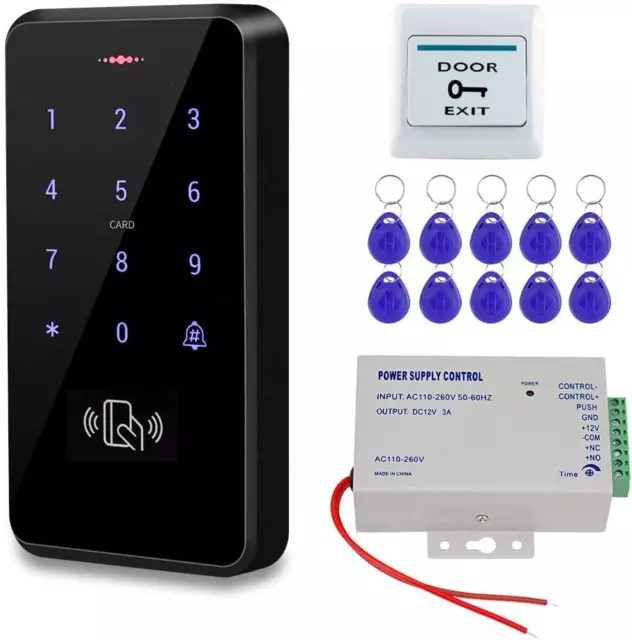 Kit Sistema Di Controllo Accessi Porte Esterne IP68 Lettore Di Schede Tastiera R