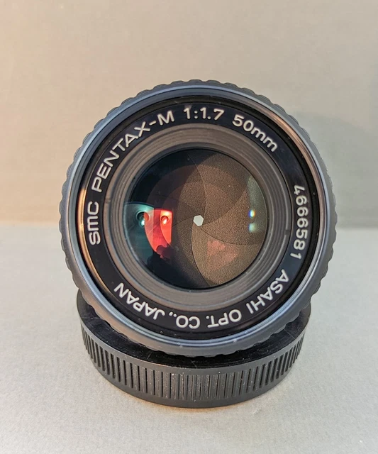 SMC PENTAX-M 50mm F/1.7 Manual Focus Prime Camera Lens , PK Mount