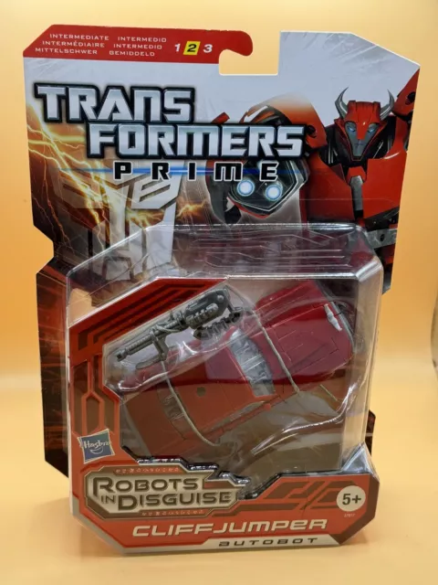 Transformers Action Figure Prime Deluxe Cliffjumper Misb Moc