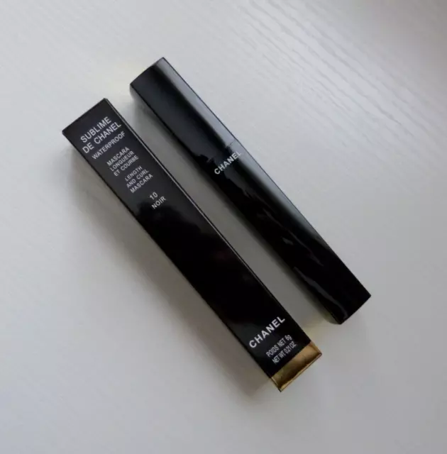 Chanel SUBLIME DE Chanel waterproof MASCARA 10 NOIR 0.21 oz Brand new with box