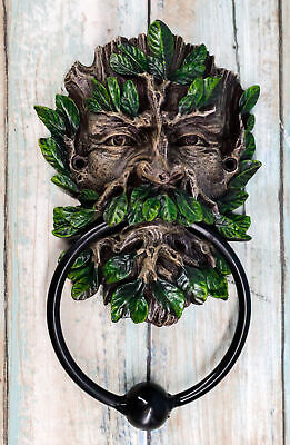 English Celtic Traditional Greenman Forest Deity Spirit Decorative Door Knocker