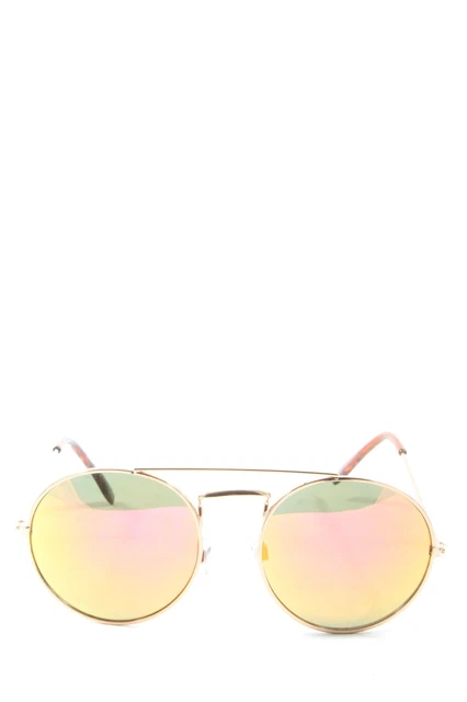 Occhiali ZARA donna color oro-rosa-turchese effetto lucido