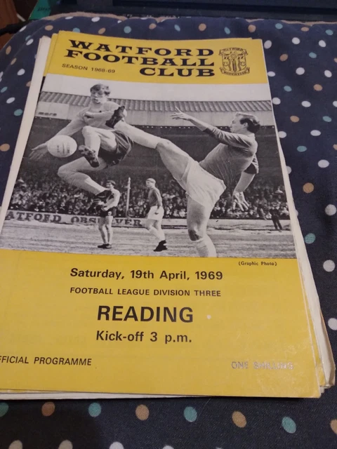 Watford v Reading 1968/69