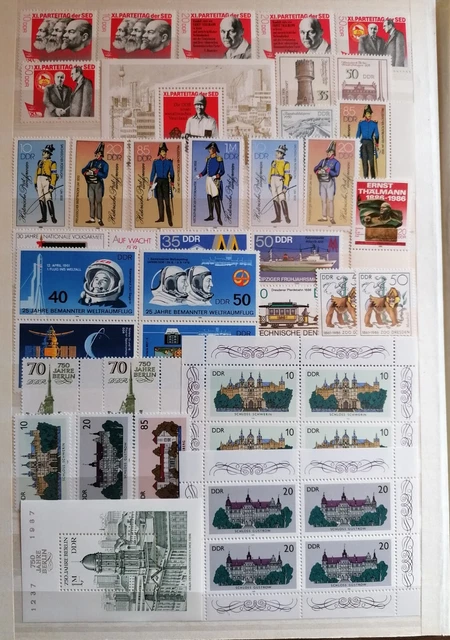 Sammlungsauflösung, DDR, Lot aus Jahrgang 1986 postfrisch(1)