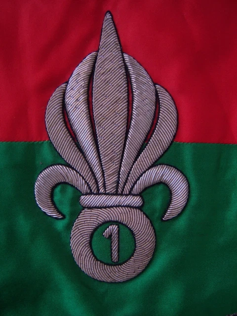 LÉGION ÉTRANGÈRE FANION du 1er REGIMENT ETRANGER DE CAVALERIE EUR 250