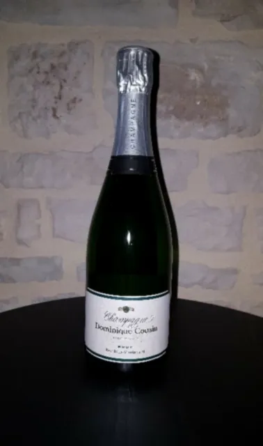 Champagne Dominique Cousin Cuvée Brut X6 Bouteilles Jaune Pâle Expressif Frais