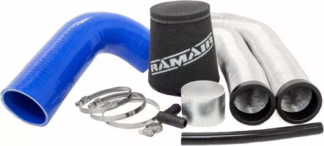 106 GTi & Saxo VTS RAMAIR Einlass Induktion Luftfilter Kit - blauer Silikonschlauch