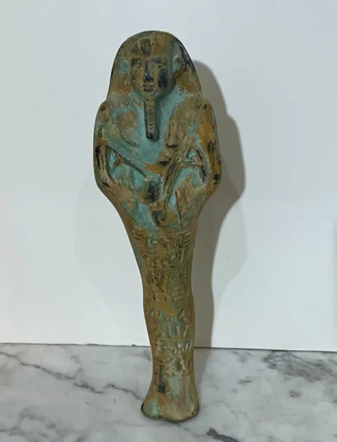 Beautiful Vintage Egyptian Composite Sculpture Depicting An Ancient Ushabti