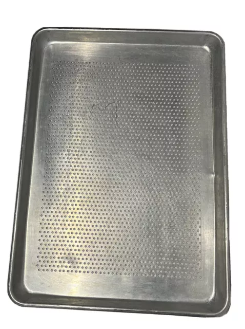 Commercial Grade Bakery Perforated  12 7/8x 17 Half Size Sheet Pans Baking
