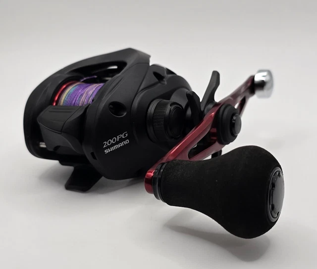 Moulinet De Pêche Shimano Curado 200 Baitcasting - Fabriqué Au Japon - Occasion Fonctionnel