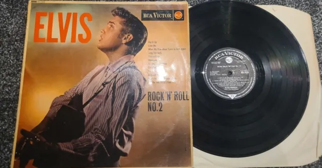 Elvis Presley Lp Rock N Roll No 2 1963 Fair  Example M/t Code