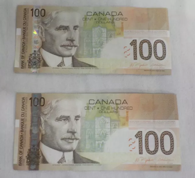 2004 Canada 100 Dollar Bill