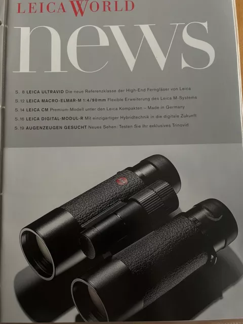 #B1009-Leica World News Brochure, Brochure / Brochure, Prospect