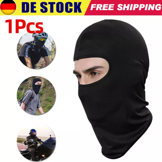 Atmungsaktiv Sturmhaube Motorrad Sturmmaske Fahrrad Kopfhaube Anti-UV Neu