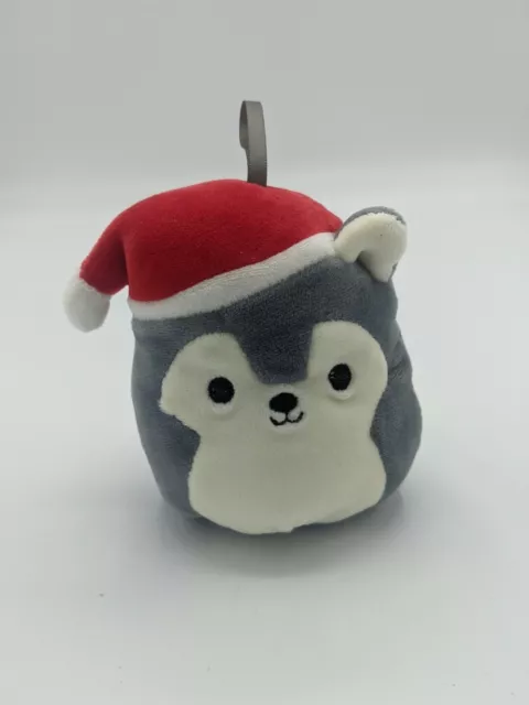 SQUISHMALLOW RARE TILMAN the Husky Plush Santa 5in Stuffed Animal