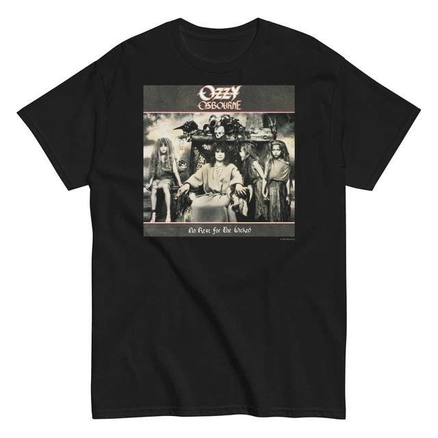 OZZY OSBOURNE NO Rest for the Wicked Officially Licensed Mens T Shirt ...