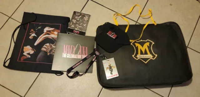 Madonna Celebration Tour Immaculate VIP Jacket XL & Merch Bundle