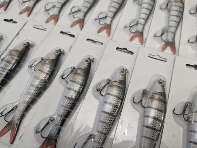 Wholesale Job Lot Fishing Lures Multi Jointed Sea Fishing for Bass Perch Trout