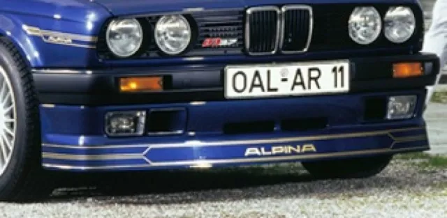 Alpina Decor Set silber für Alpina Frontspoiler BMW E28/E30/E24/E34/E32