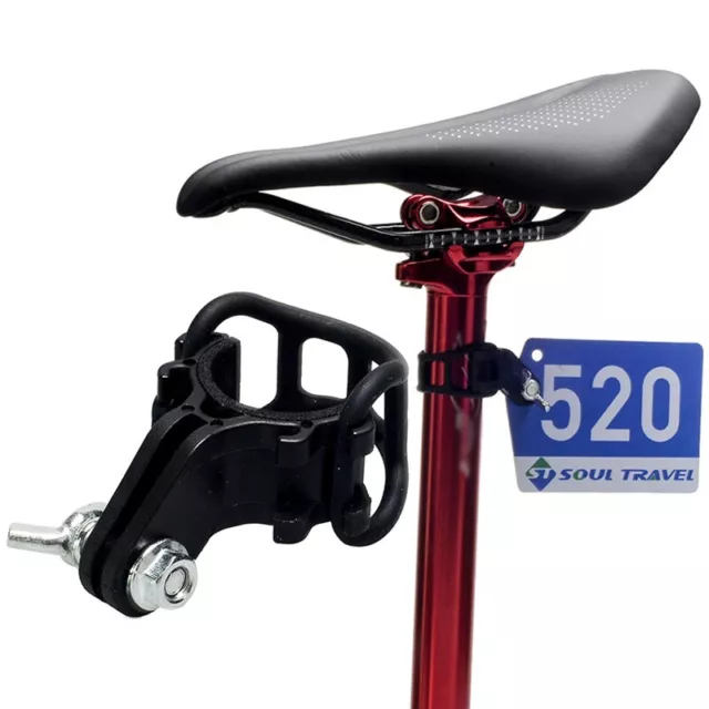 Number Plate Holder Folding Bike Seat Post Light Weight Useful Durable NEW