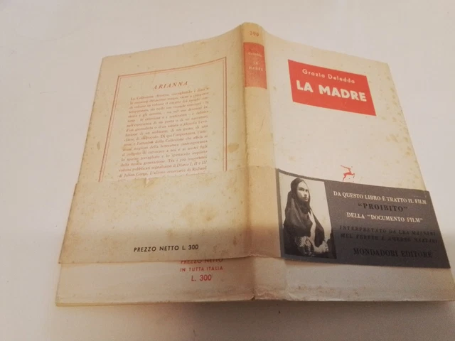 GRAZIA DELEDDA LA MADRE BMM 1954, 29ag23