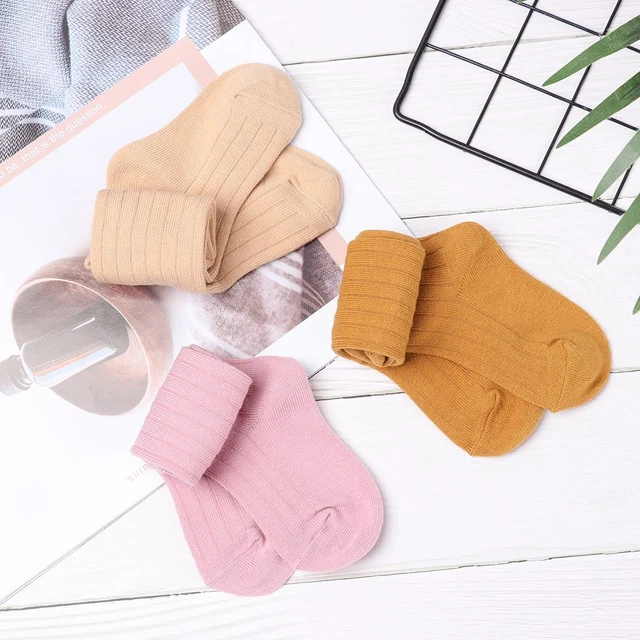 Toddler Leg Warmer Calzini di cotone Calzini per bambini Caldo invernale 12