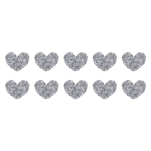 10 Pcs Vestes Adhésif Diamant Chaud En Forme De Jean Patché Manuel