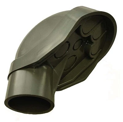 Cappuccio ingresso servizio in PVC, non metallico, 2 pollici -E998J-CAR