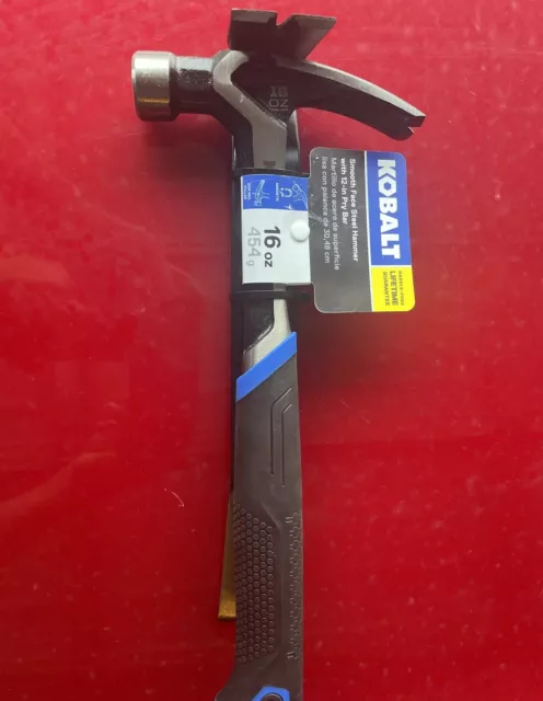 KOBALT Tools Magnetic PRO 22-Ounce Framing Hammer and 12-Inch Pry Bar Combo Pack