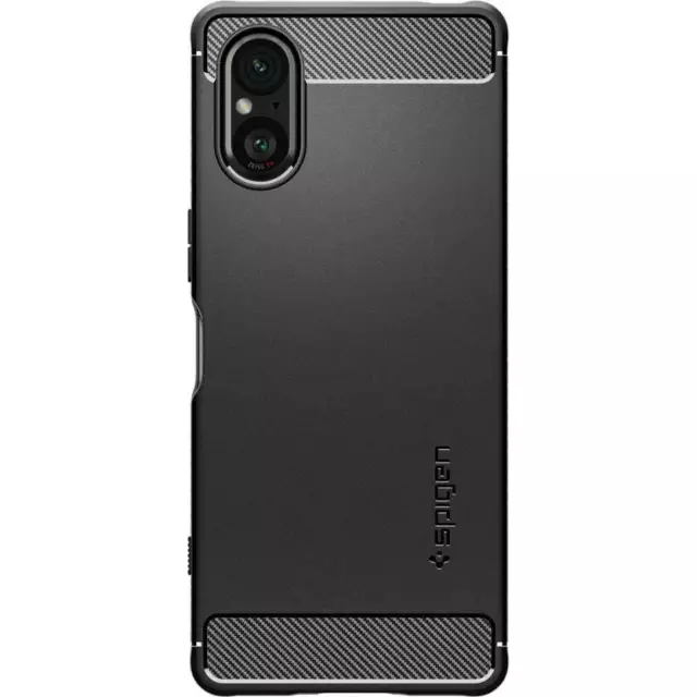 Handyhülle für Sony Xperia 5V Spigen Case Cover Hülle Futeral Tasche Schwarz 2