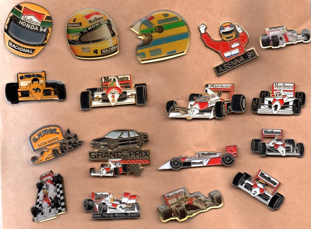 コレクション Ayrton Senna Limited Edition Pin Set Limited Edition Ayrton Senna Pin set -Hand Made by Tateo